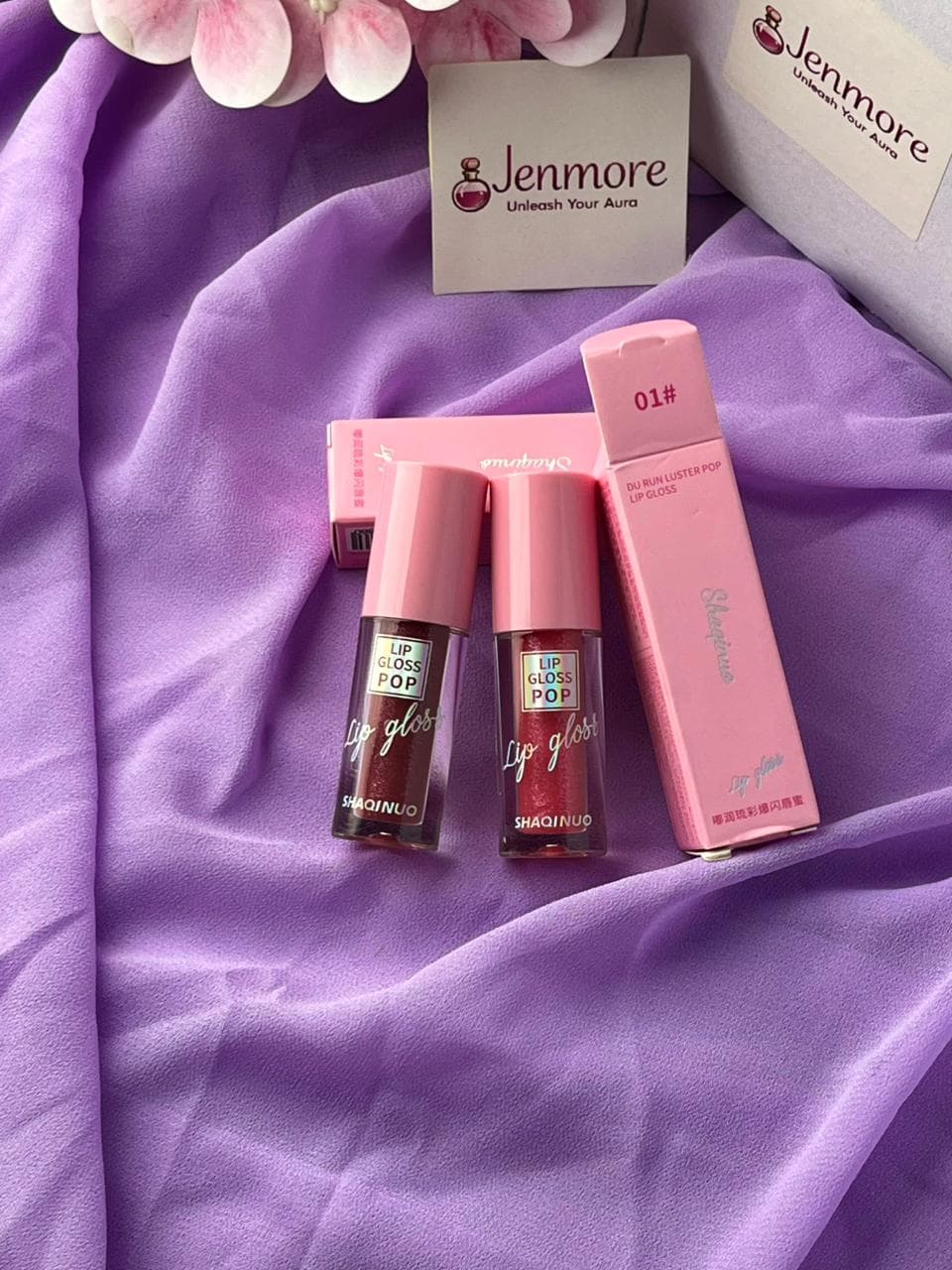  SHAQINUO Du Run Luster Pop Lip Gloss Combo