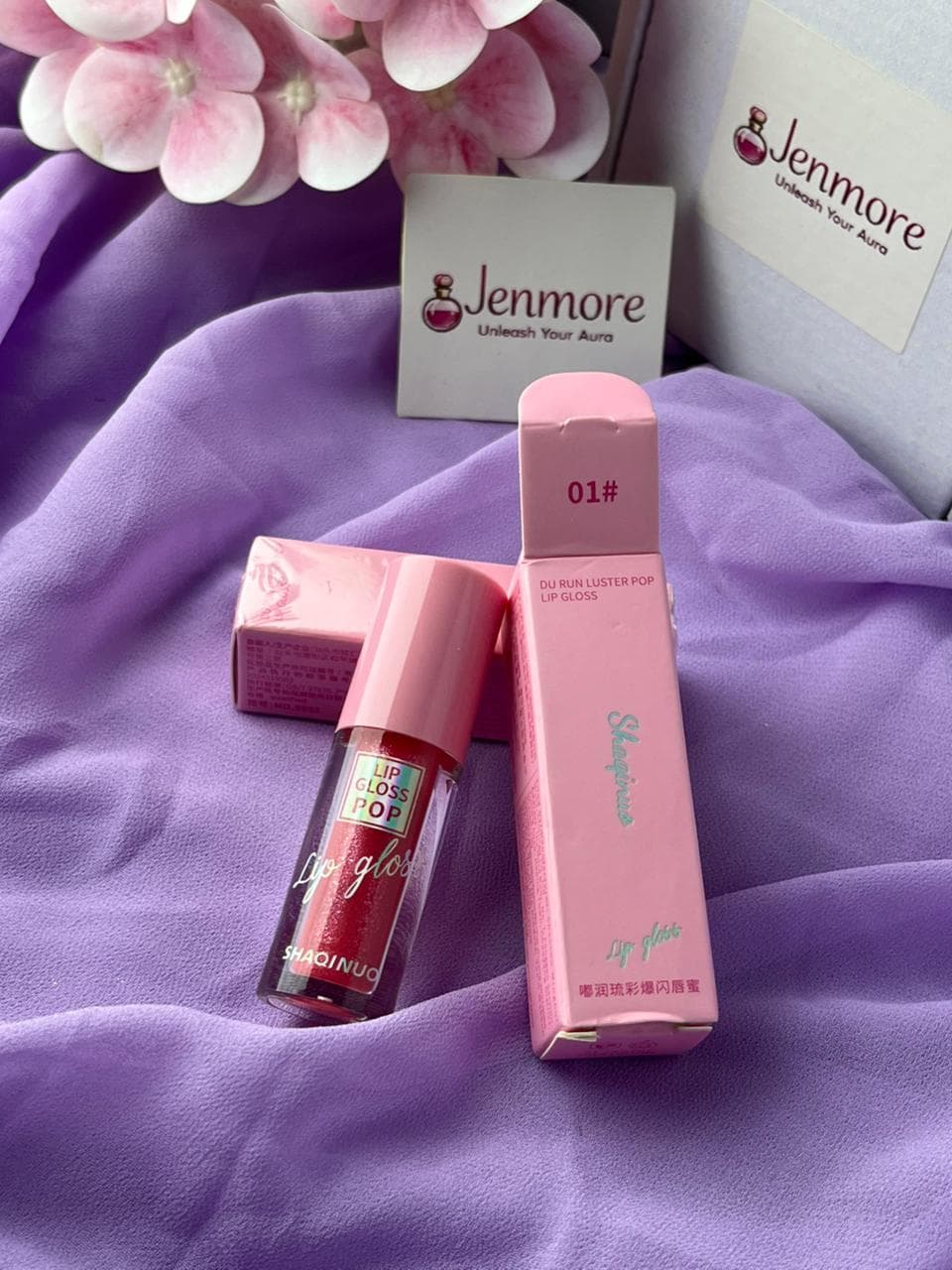 SHAQINUO Du Run Luster Pop Lip Gloss (Shade 01#)