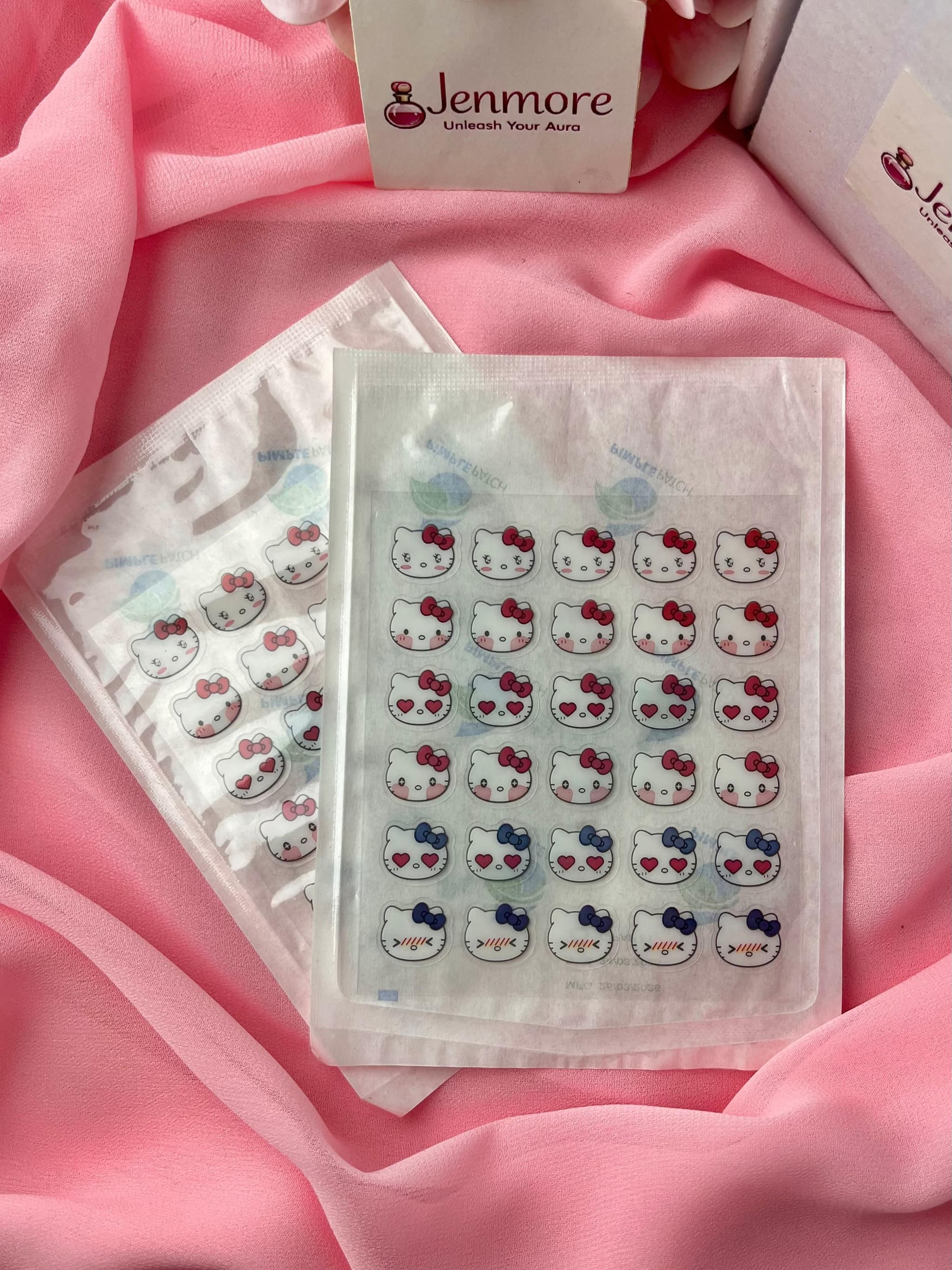 Jenmore Kitty Sweetheart Multi-Expression Hydrocolloid Pimple Patch Sheet (30-pieces) — view 2