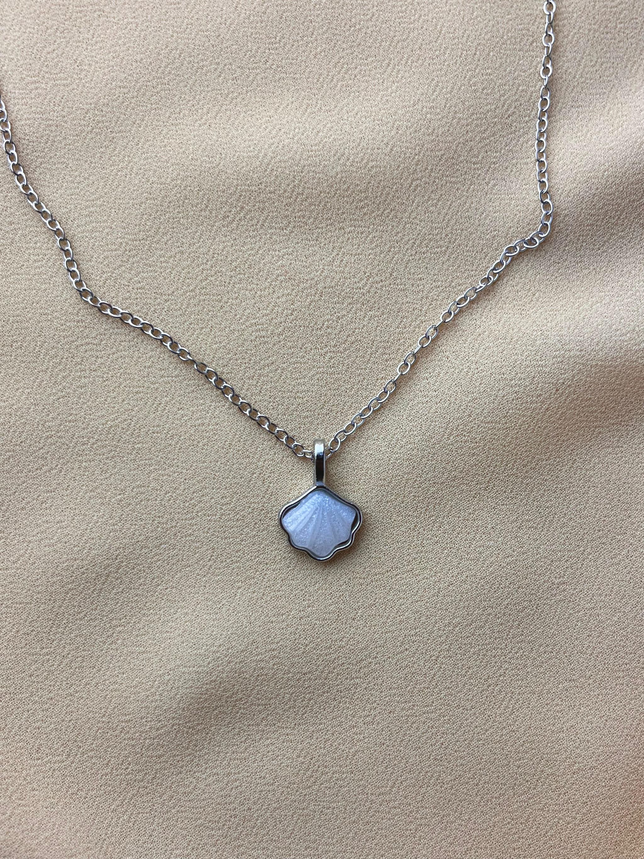 Jenmore Coastal Blossom Mother-of-Pearl Pendant Necklace — view 2