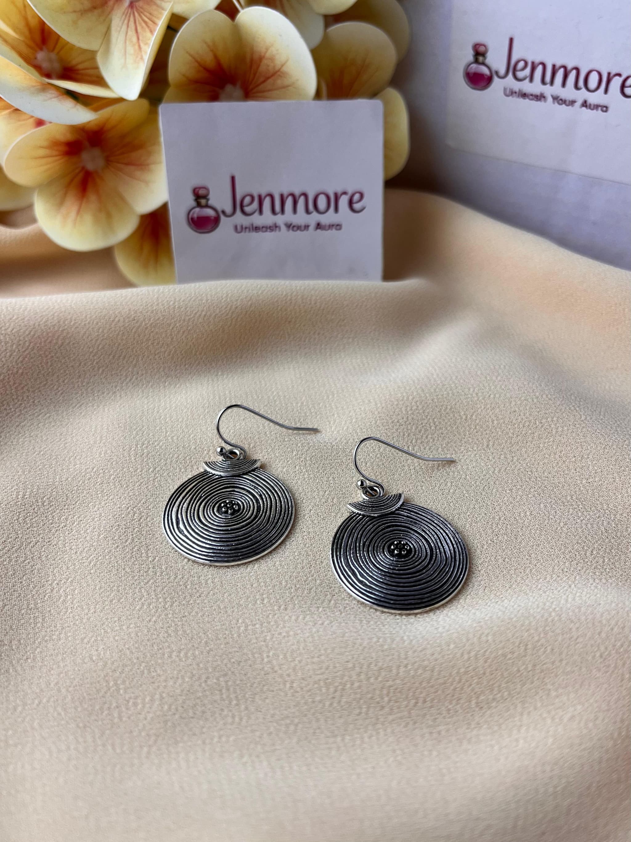 Jenmore Nomad Spiral Antique-Finish Earrings
